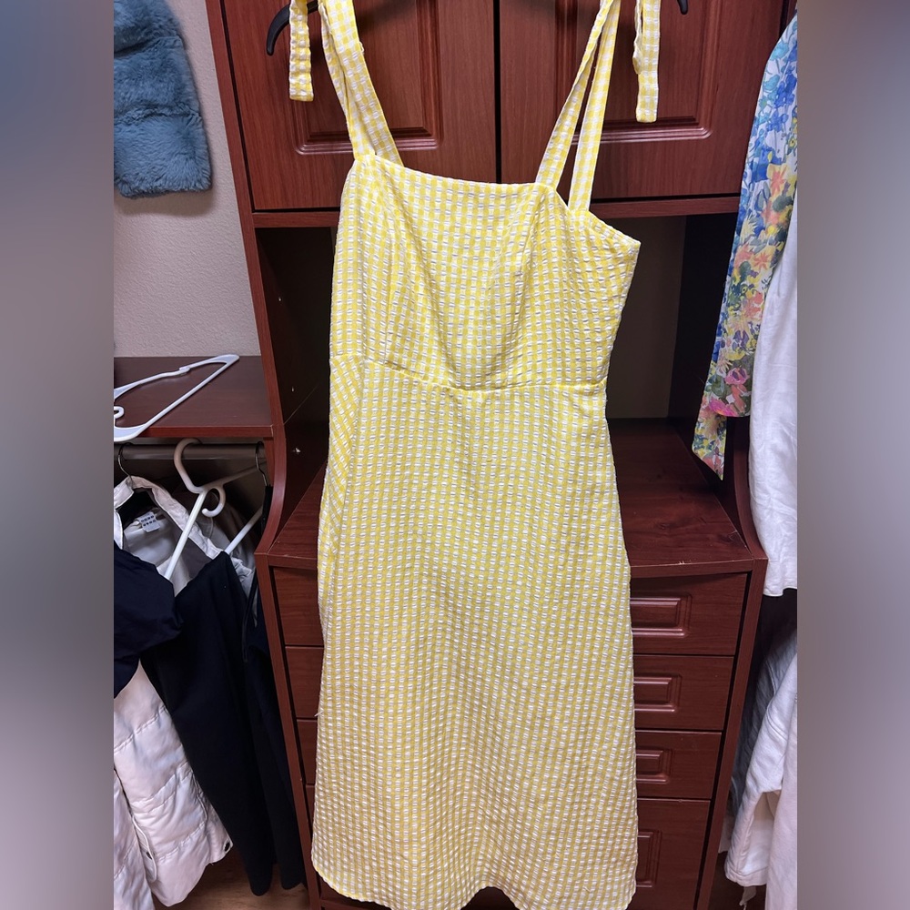 Yellow summer dress